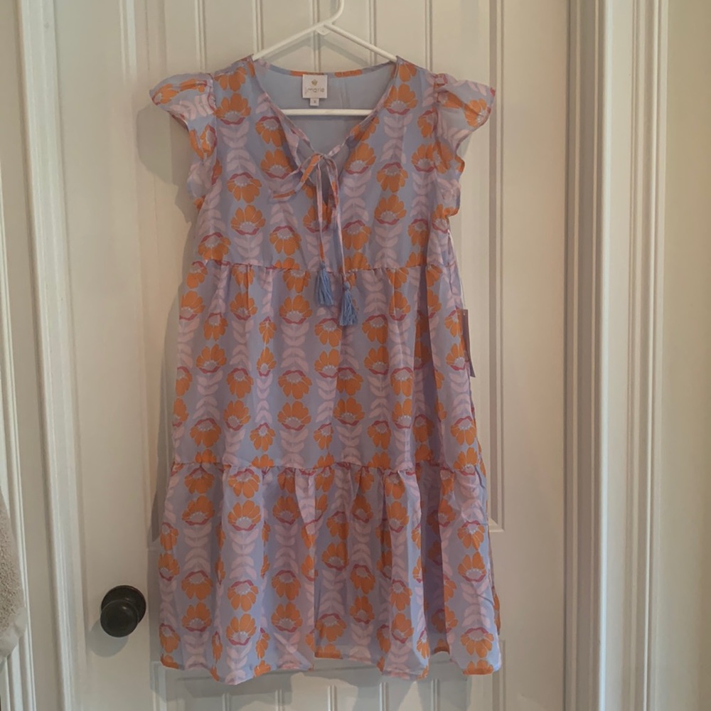 j.marie Dress size small Violet Ruffle